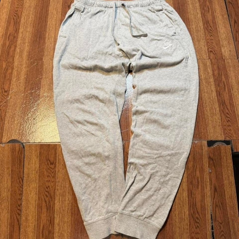 Nike Grey Fleece Thin Retro Tech Sportswear Sweatpants Jogger Fits Small